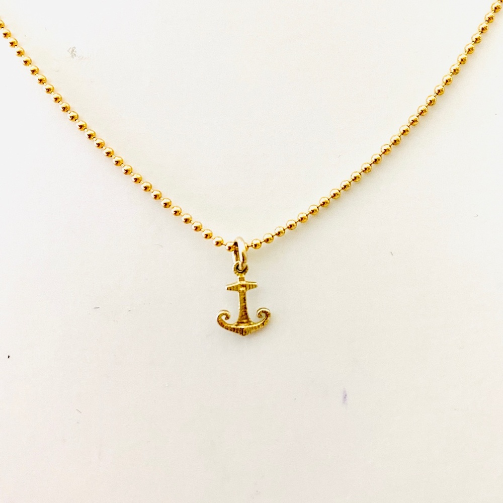 Anchor Necklace Catherine Weitzman Gold Vermeil
